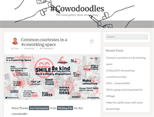 Tablet Screenshot of cowodoodles.com